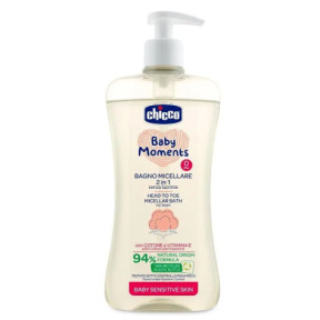 Шампунь-гель для тіла та волосся Chicco Baby Moments "Без сліз" 500 мл
